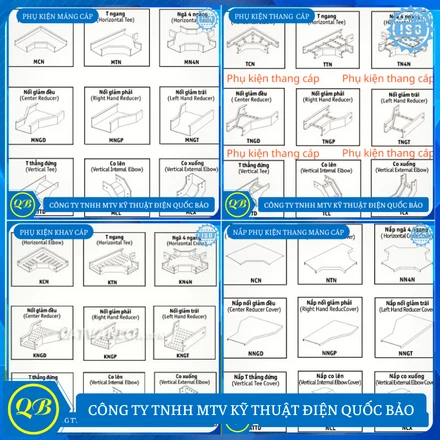 Phụ Kiện Thang Máng Cáp điện